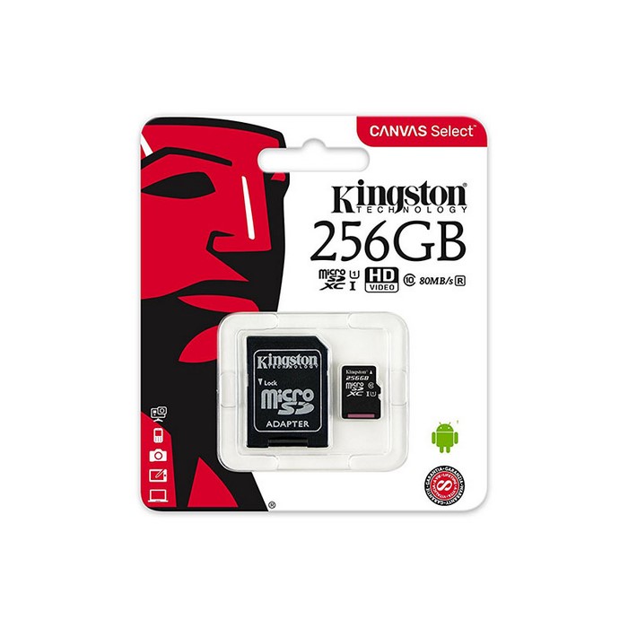 TARJETA MICRO SD 256GB (KINGSTON)